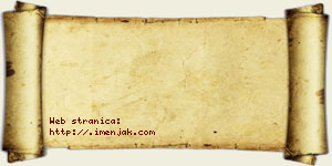 Danica Zafirović vizit kartica